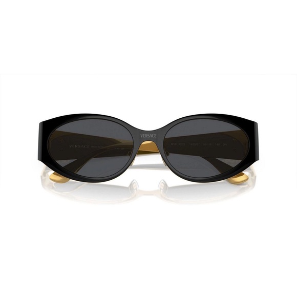 NEW VERSACE BLACK SUNGLASSES - Picture 3 of 5